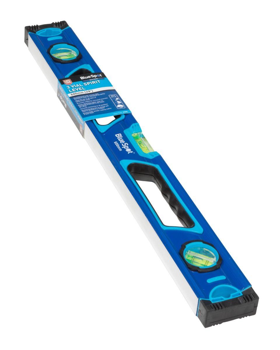 BLUE SPOT TOOLS 600MM (24") 3 VIAL SPIRIT LEVEL - Premium Building Tools from BLUE SPOT - Just £15.49! Shop now at Bargain LAB