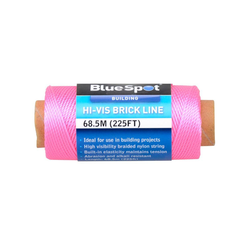 BLUE SPOT TOOLS 68.5M (225FT) HI-VIS BRICK LINE - Bargain LAB