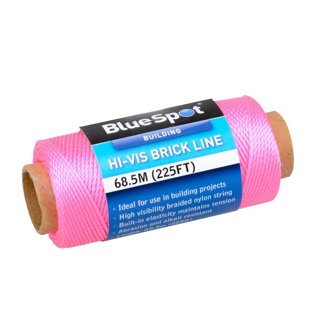 BLUE SPOT TOOLS 68.5M (225FT) HI-VIS BRICK LINE - Bargain LAB