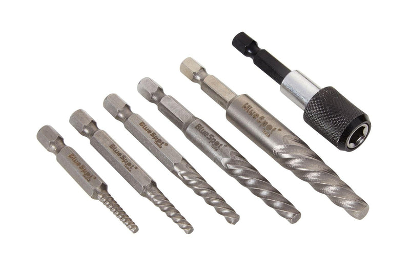 BLUE SPOT TOOLS 6PCE BROKEN BOLT AND SCREW EXTRACTOR SET - Premium Engineering and Metalwork from BLUE SPOT - Just £7.99! Shop now at Bargain LAB