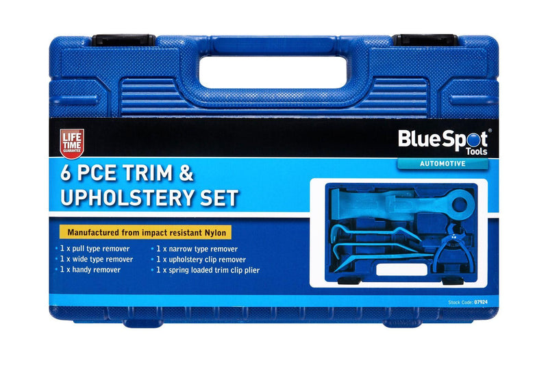 BLUE SPOT TOOLS 6PCE TRIM & UPHOLSTERY SET IN CASE - Premium Automotive from BLUE SPOT - Just £10.99! Shop now at Bargain LAB
