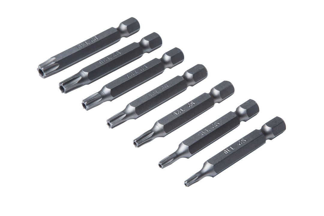 BLUE SPOT TOOLS 7 PCE LONG SECURITY TORX BITS - Premium Automotive from BLUE SPOT - Just £5.79! Shop now at Bargain LAB