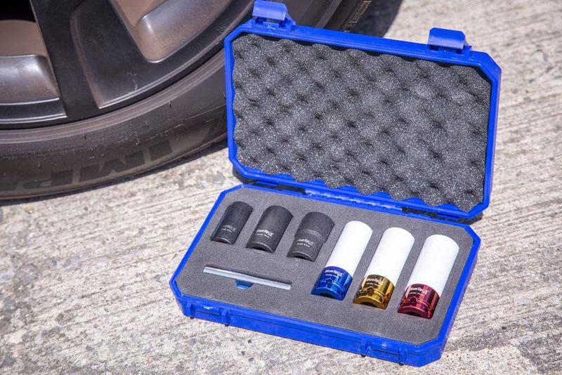 BLUE SPOT TOOLS 7 PCE ½” WHEEL NUT IMPACT SOCKET SET (17, 19, 21MM) - Premium Automotive from BLUE SPOT - Just £32.99! Shop now at Bargain LAB