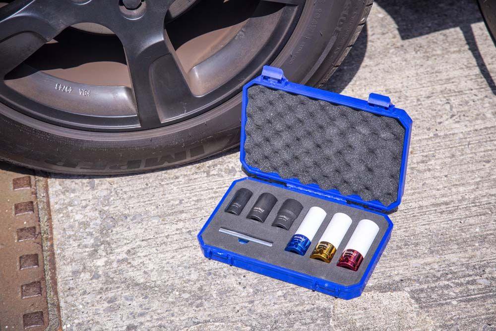 BLUE SPOT TOOLS 7 PCE ½” WHEEL NUT IMPACT SOCKET SET (17, 19, 21MM) - Premium Automotive from BLUE SPOT - Just £32.99! Shop now at Bargain LAB