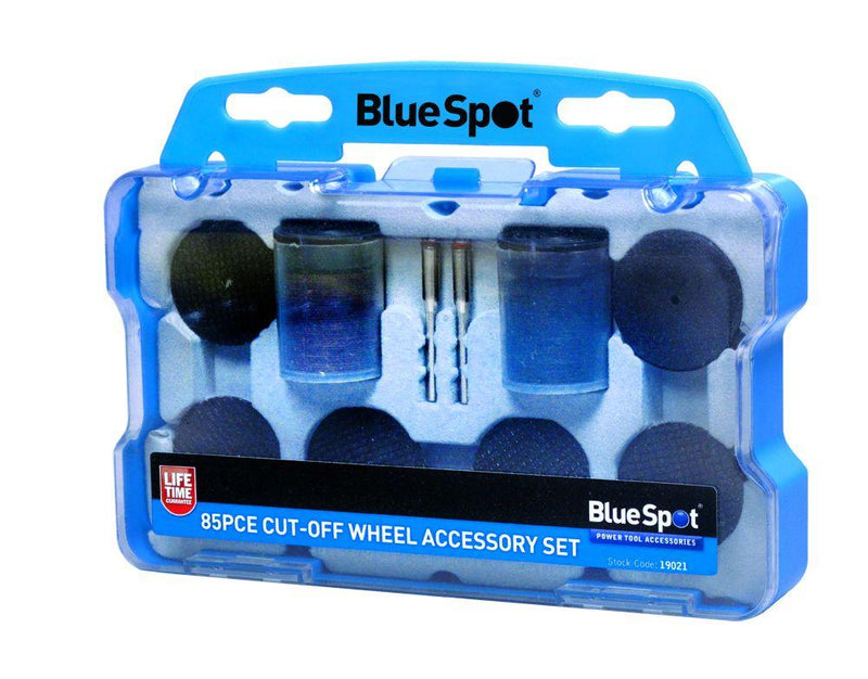 BLUE SPOT TOOLS 85 PCE ROTARY TOOL CUT OFF WHEEL ACCESSORY SET - Premium Hobby from BLUE SPOT - Just £8.99! Shop now at Bargain LAB