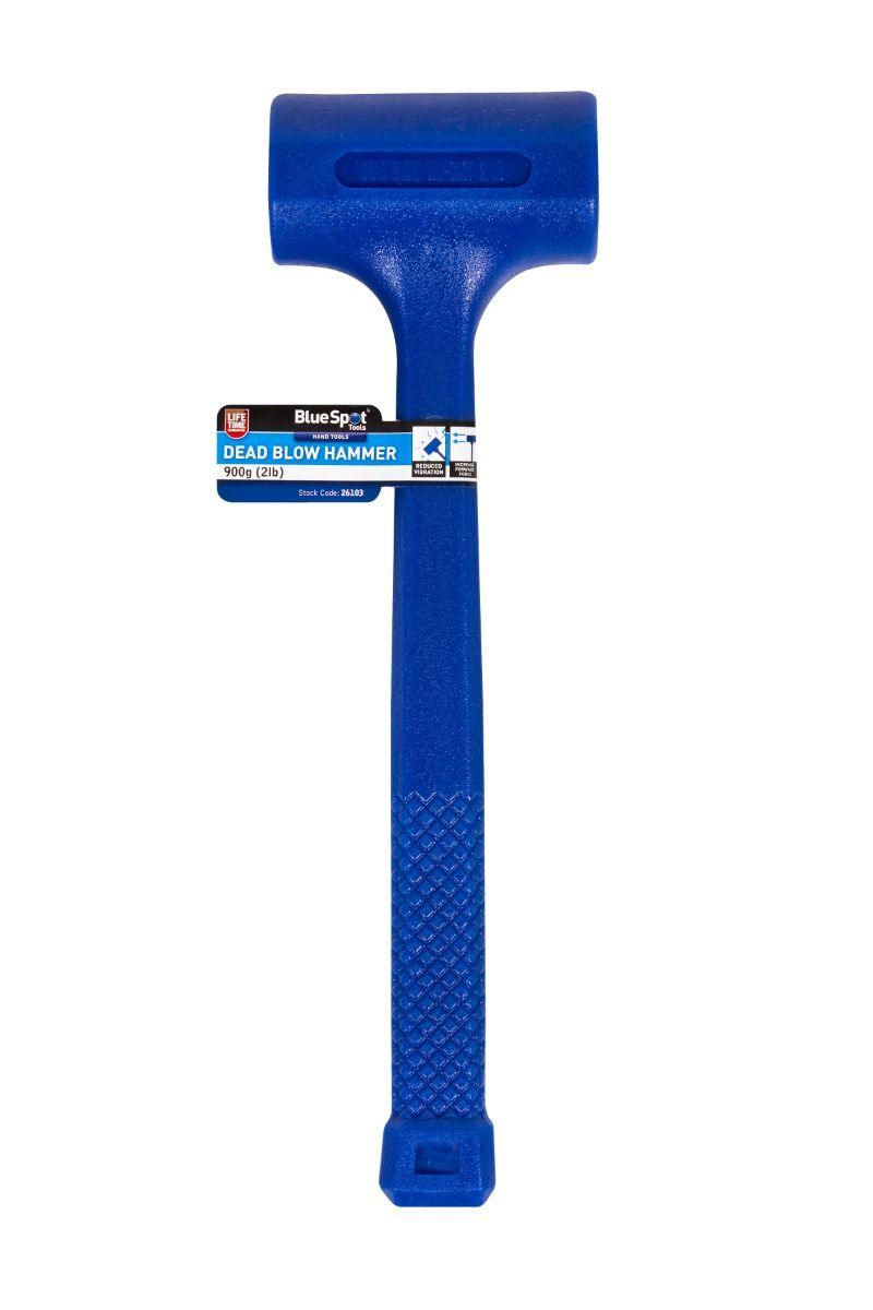 BLUE SPOT TOOLS 900G (2LB) DEAD BLOW HAMMER - Premium Hand Tools from BLUE SPOT - Just £11.95! Shop now at Bargain LAB