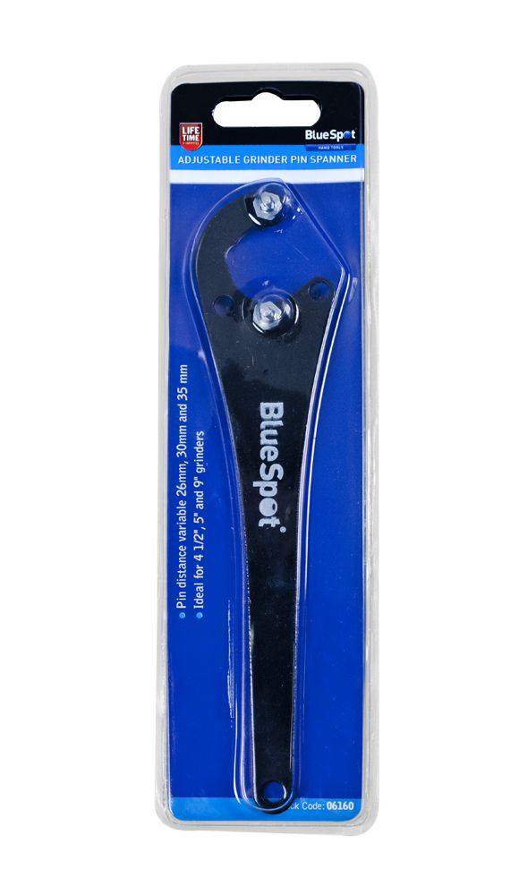 BLUE SPOT TOOLS ADJUSTABLE ANGLE GRINDER PIN SPANNER - Premium Automotive from BLUE SPOT - Just £7.49! Shop now at Bargain LAB