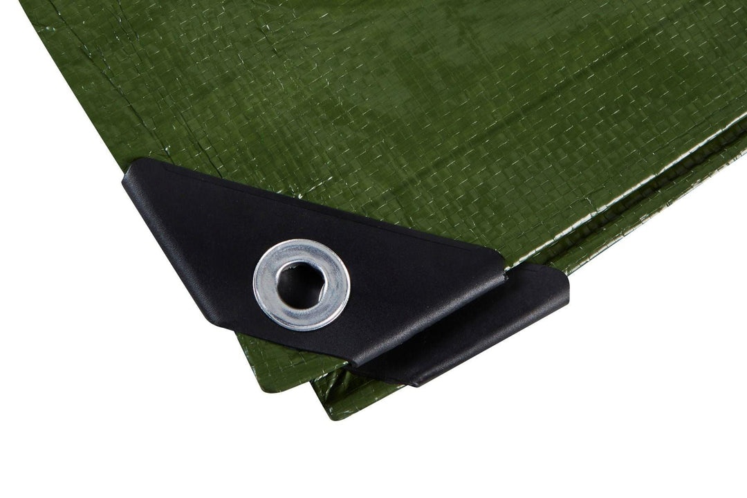 BLUE SPOT TOOLS GREEN 1.8M X 1.2M TARPAULIN - Premium Bungees & Tie Downs from BLUE SPOT - Just £5.19! Shop now at Bargain LAB