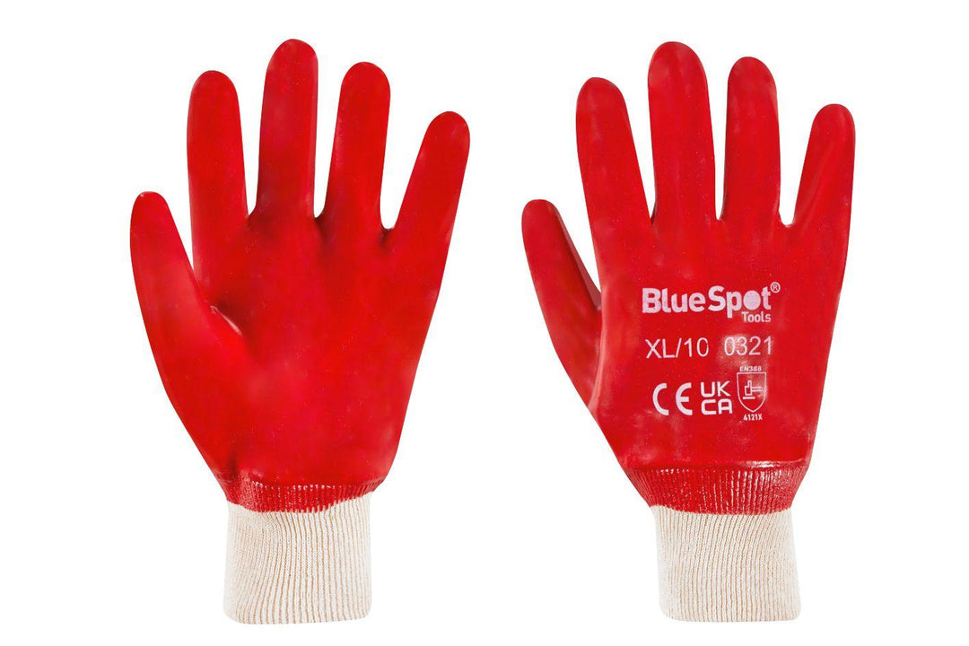 BLUE SPOT TOOLS HEAVY DUTY PVC GLOVES EXTRA LARGE - Premium Building Tools from BLUE SPOT - Just £5.49! Shop now at Bargain LAB