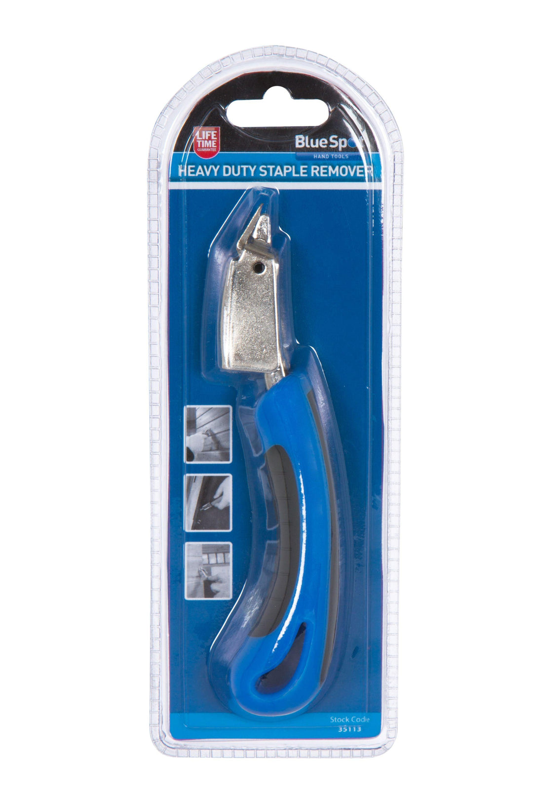 BLUE SPOT TOOLS HEAVY DUTY STAPLE REMOVER - Premium Hand Tools from BLUE SPOT - Just £6.79! Shop now at Bargain LAB