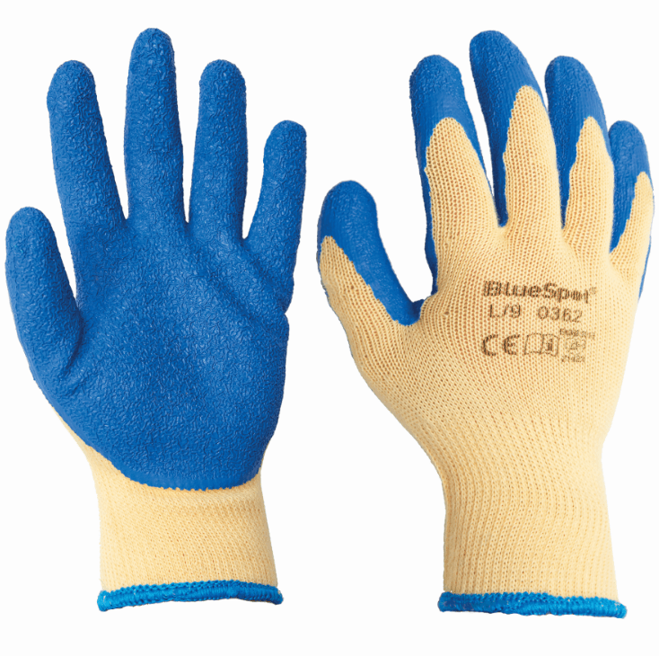 BLUE SPOT TOOLS LATEX GRIP GLOVES (LARGE) - Premium Building Tools from BLUE SPOT - Just £5.19! Shop now at Bargain LAB