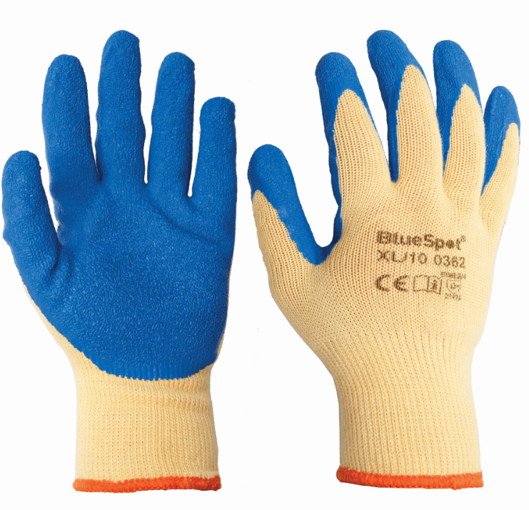 BLUE SPOT TOOLS LATEX GRIP GLOVES (XL) - Premium Building Tools from BLUE SPOT - Just £5.19! Shop now at Bargain LAB