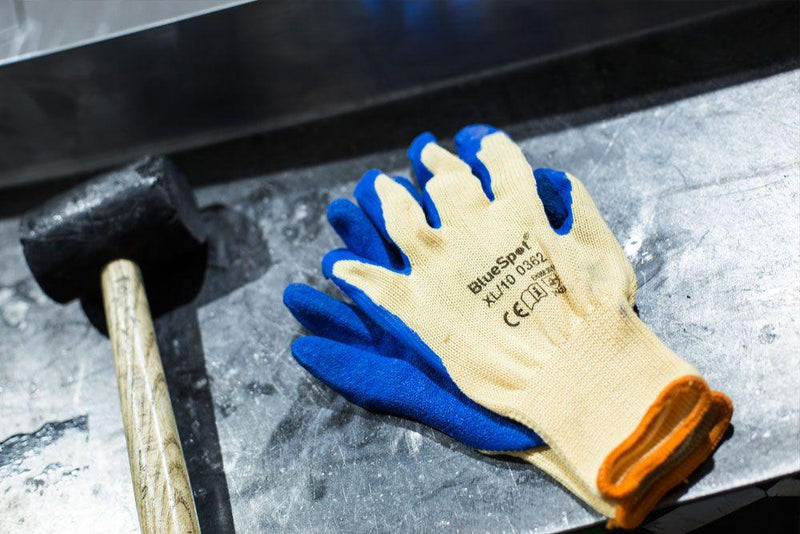 BLUE SPOT TOOLS LATEX GRIP GLOVES (XL) - Premium Building Tools from BLUE SPOT - Just £5.19! Shop now at Bargain LAB