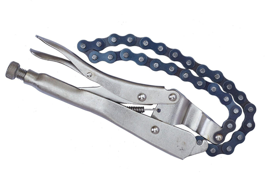 BLUE SPOT TOOLS LOCKING PLIERS WITH 18" CHAIN - Premium Hand Tools from BLUE SPOT - Just £13.49! Shop now at Bargain LAB