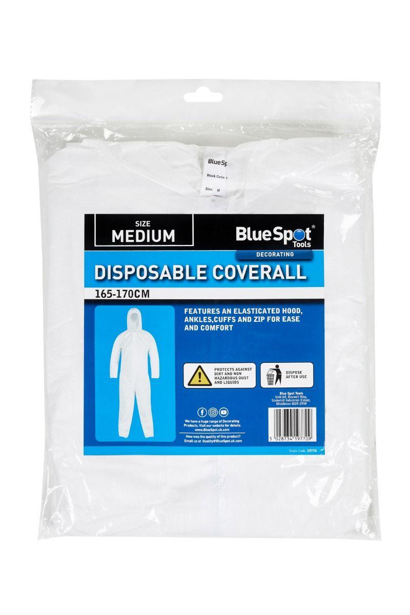 BLUE SPOT TOOLS MEDIUM DISPOSABLE COVERALL (165-170CM) - Premium Decorating from BLUE SPOT - Just £6.99! Shop now at Bargain LAB