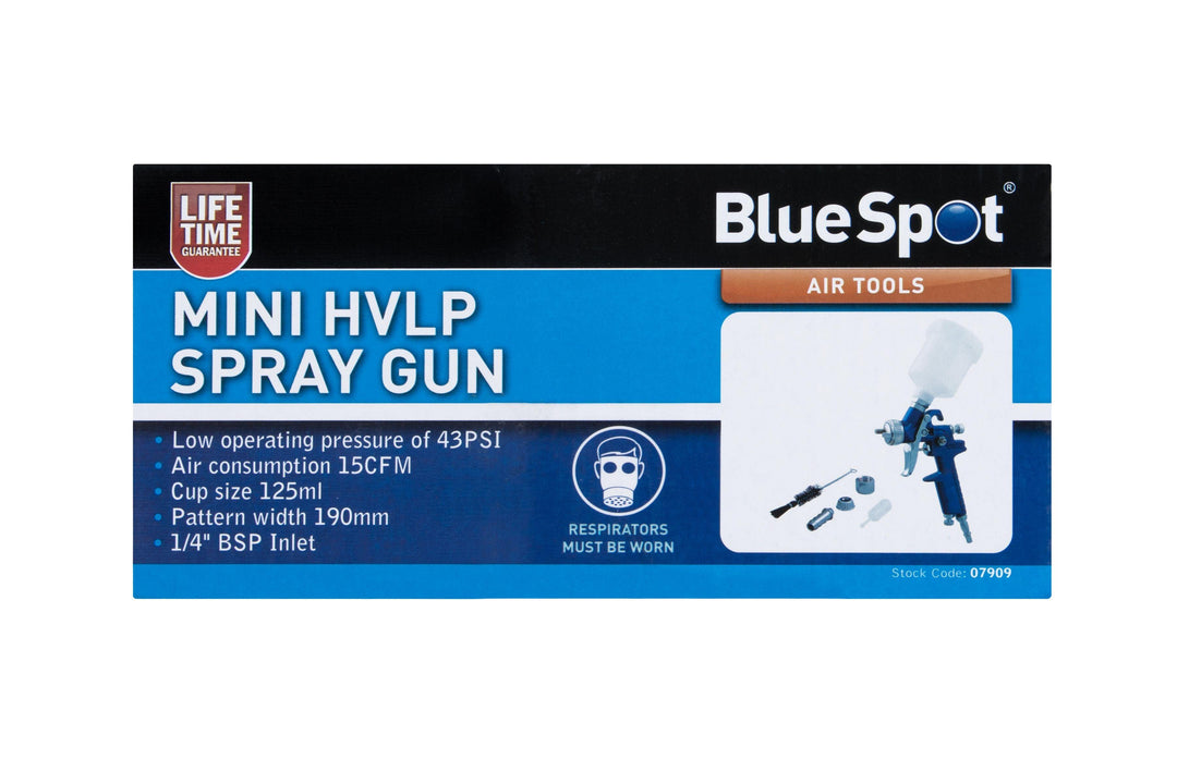 BLUE SPOT TOOLS MINI HVLP SPRAY GUN (125ML) - Premium Air Tools from BLUE SPOT - Just £18.99! Shop now at Bargain LAB