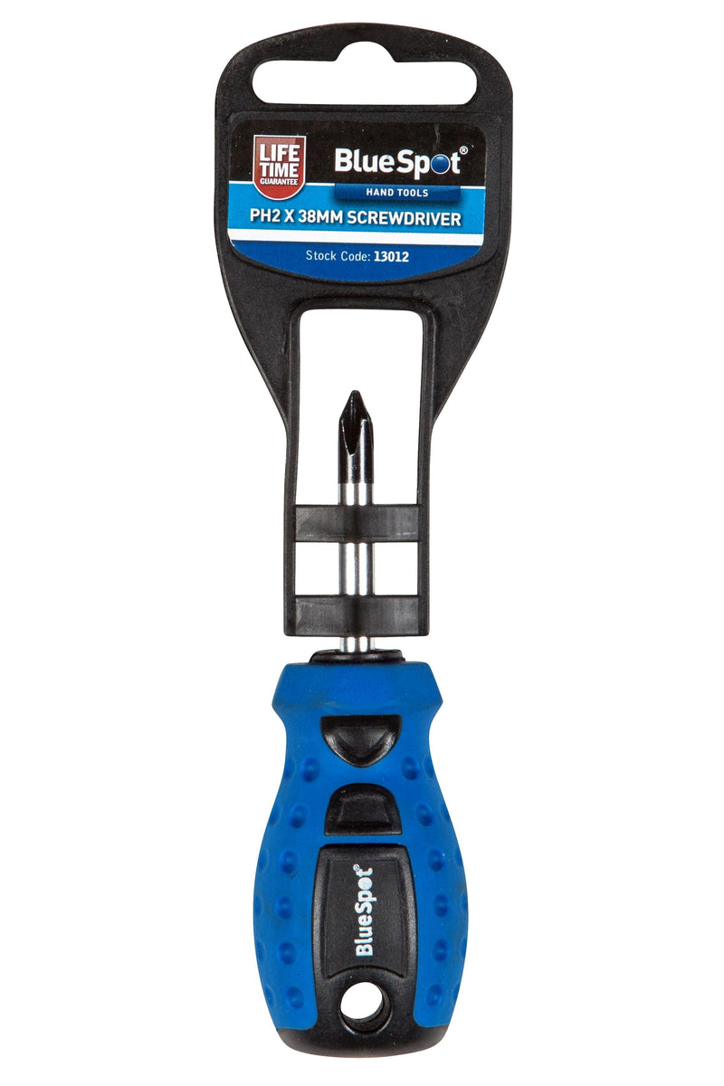 BLUE SPOT TOOLS PH2 X 38MM SCREWDRIVER - Premium Hand Tools from BLUE SPOT - Just £4.49! Shop now at Bargain LAB