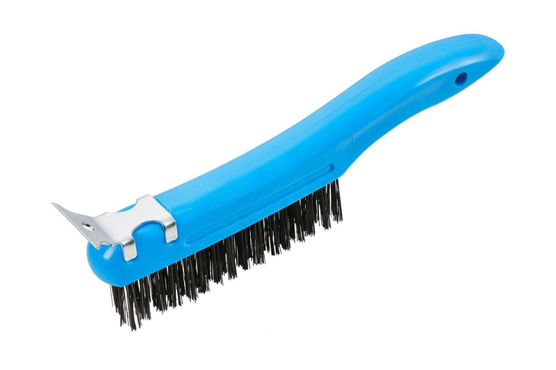 BLUE SPOT TOOLS PLASTIC WIRE BRUSH AND SCRAPER - Premium Abrasives from BLUE SPOT - Just £5.59! Shop now at Bargain LAB