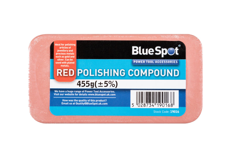 BLUE SPOT TOOLS RED POLISHING COMPOUND (500G) - Premium Hobby from BLUE SPOT - Just £7.99! Shop now at Bargain LAB