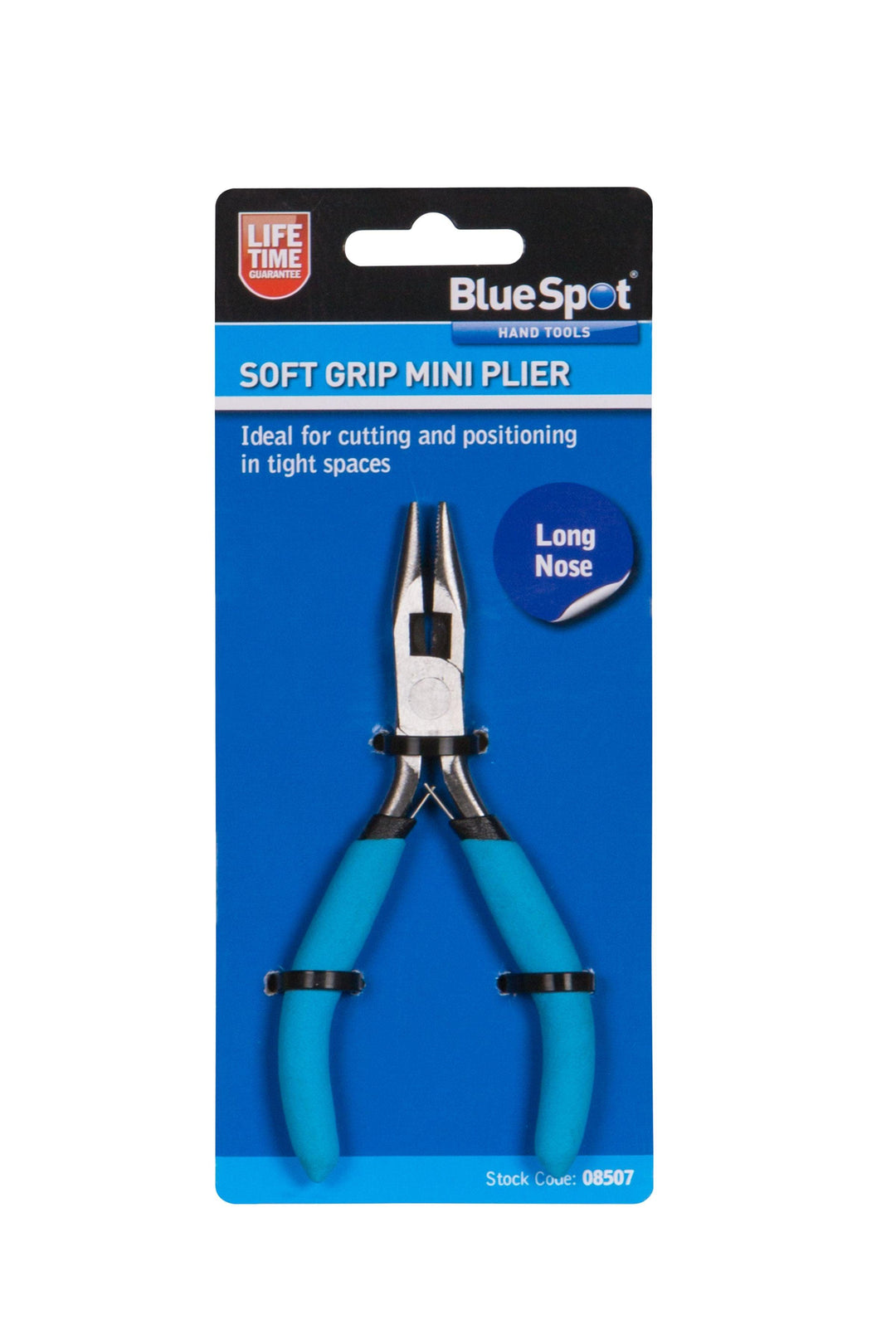 BLUE SPOT TOOLS SOFT GRIP MINI LONG NOSE PLIER - Premium Hand Tools from BLUE SPOT - Just £5.29! Shop now at Bargain LAB