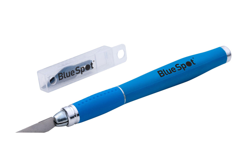 BLUE SPOT TOOLS SOFT GRIP PRECISION KNIFE SET - Premium Hobby from BLUE SPOT - Just £7.49! Shop now at Bargain LAB