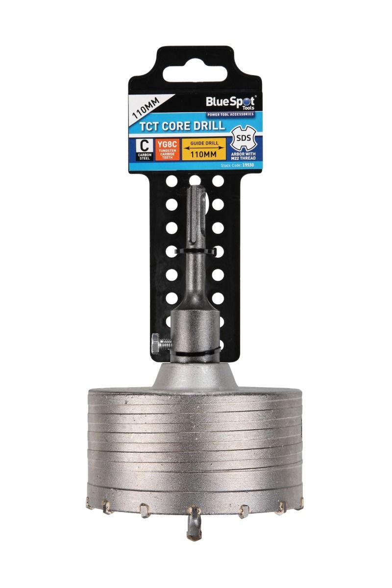 BLUE SPOT TOOLS TCT CORE DRILL 110MM - Bargain LAB