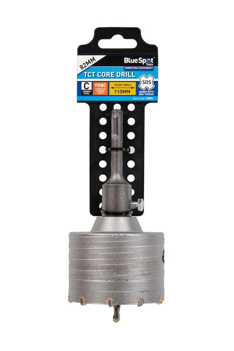 BLUE SPOT TOOLS TCT CORE DRILL 82MM - Bargain LAB