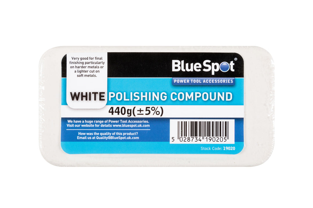 BLUE SPOT TOOLS WHITE POLISHING COMPOUND (500G) - Premium Hobby from BLUE SPOT - Just £7.99! Shop now at Bargain LAB