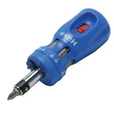 HILKA 12 in 1 Stubby Ratchet Screwdriver 12pce