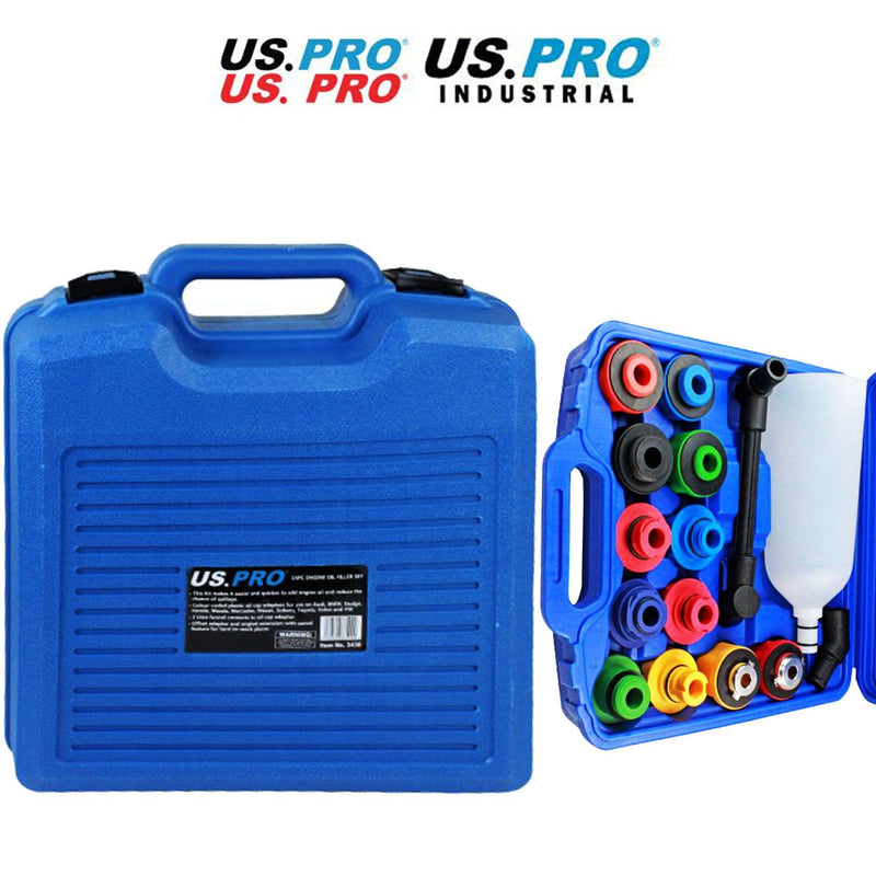 US PRO 15PC ENGINE OIL FILLER SET - Bargain LAB